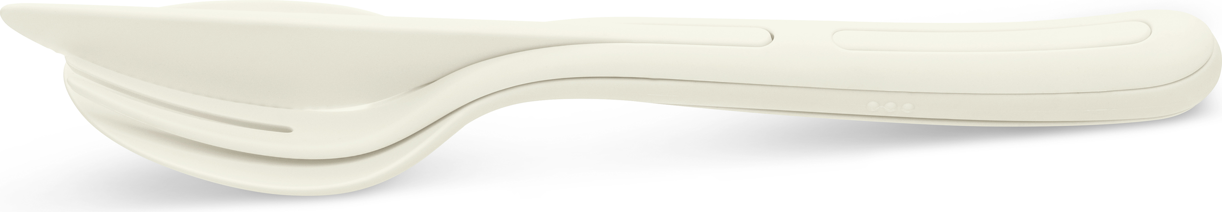 Komplet sztućców Klikk biały 3 el.