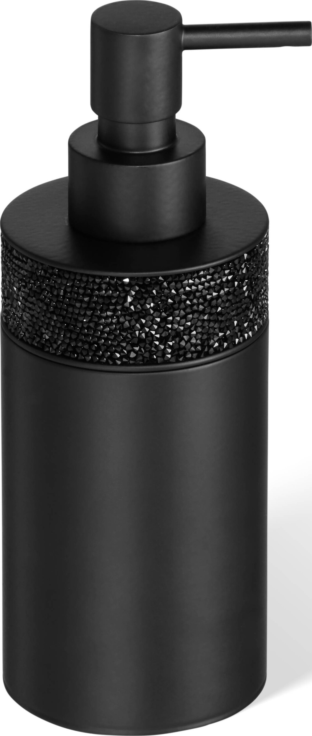 Dozownik do mydła Rocks czarny mat
