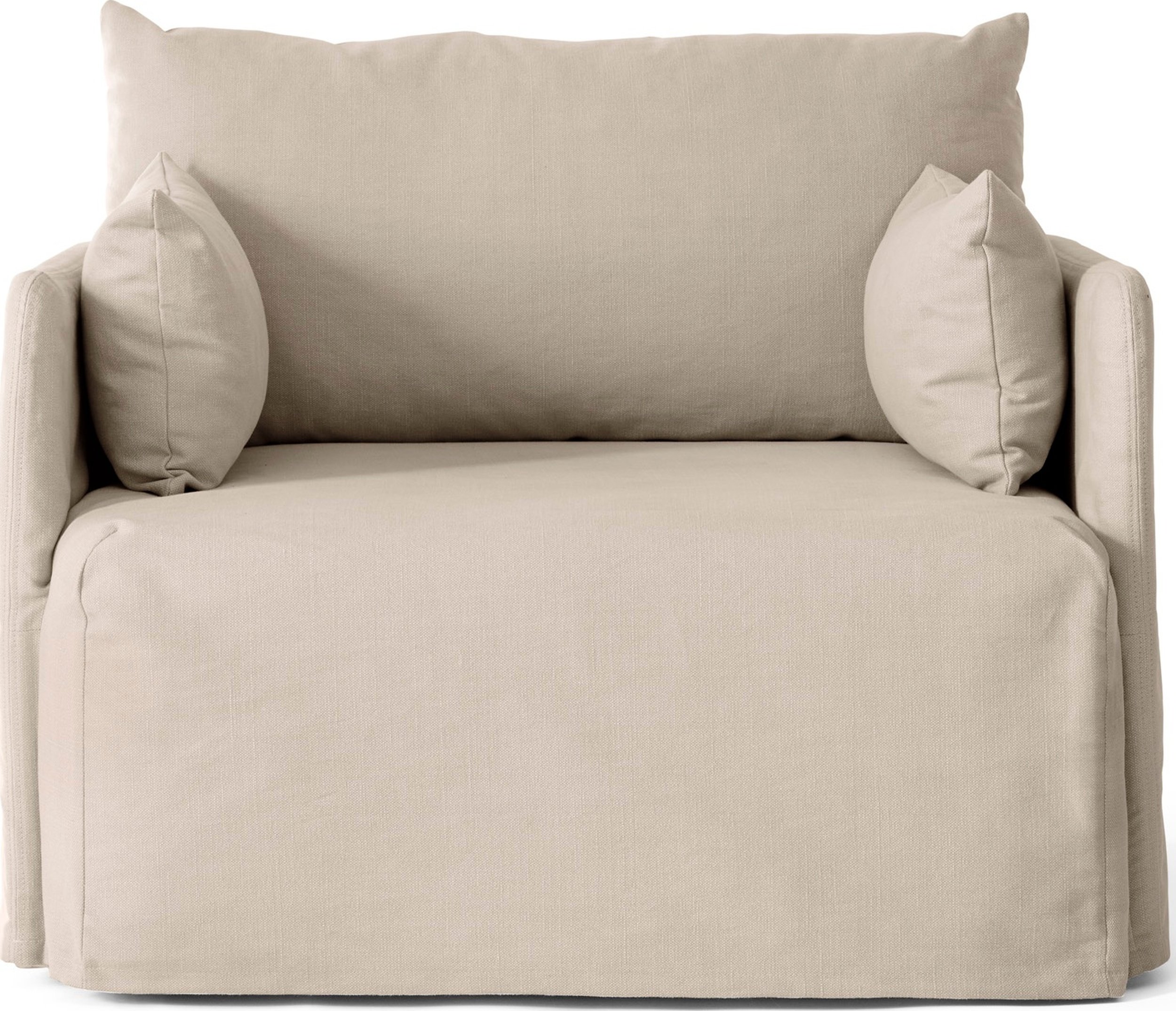 Sofa jednoosobowa Offset Cotlin piaskowa z pokrowcem