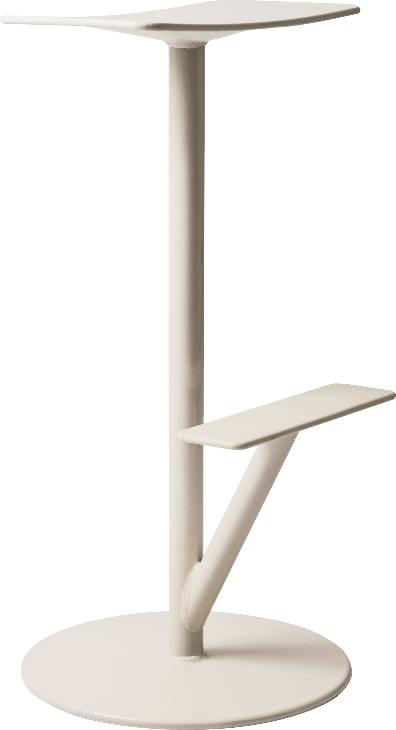 Stołek barowy Sequoia 66 cm kość słoniowa