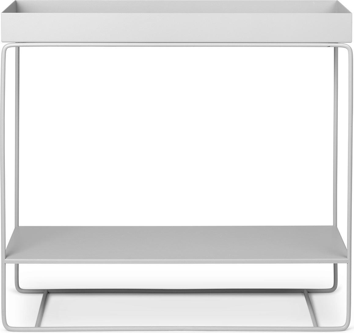 Konsola Plant Box Two-Tier jasnoszara