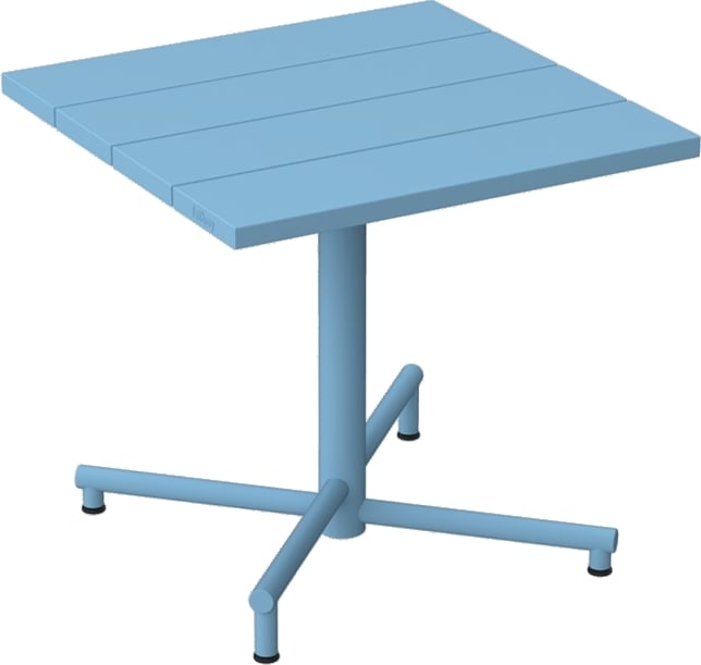 Stolik ogrodowy Fred's kwadratowy niebieski