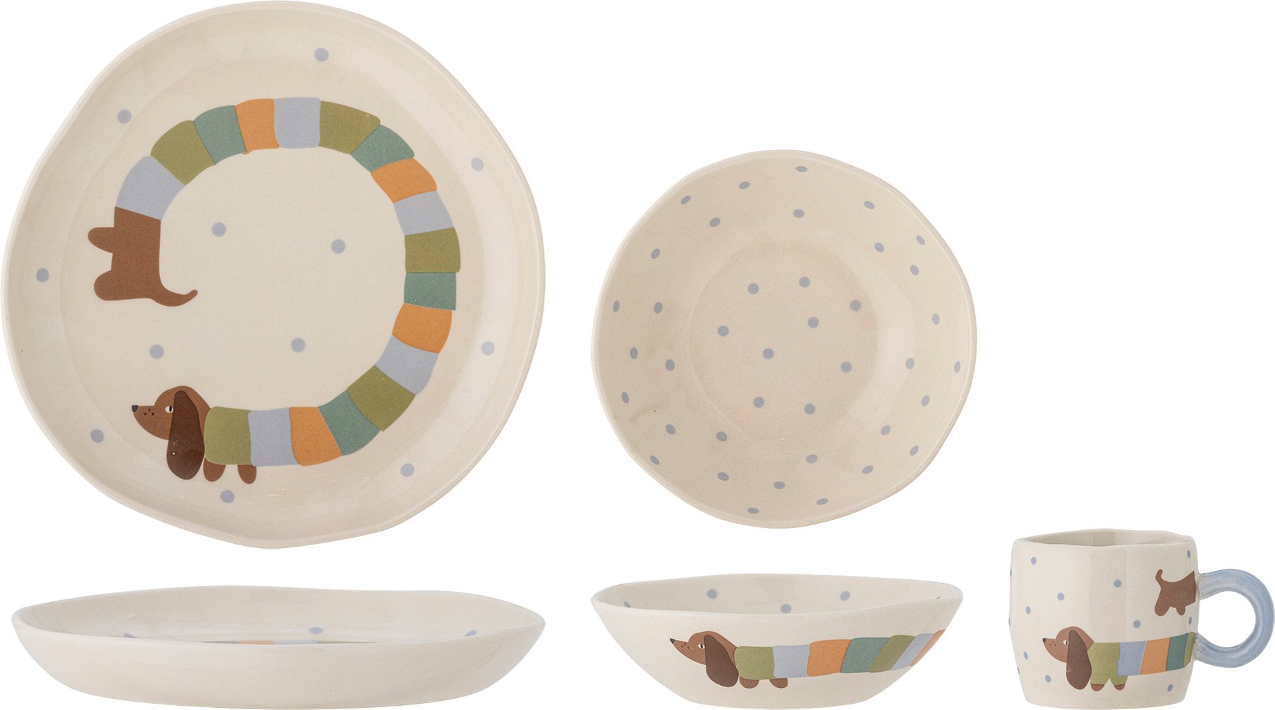 Zestaw naczyń dziecięcych Charlie 3 szt.