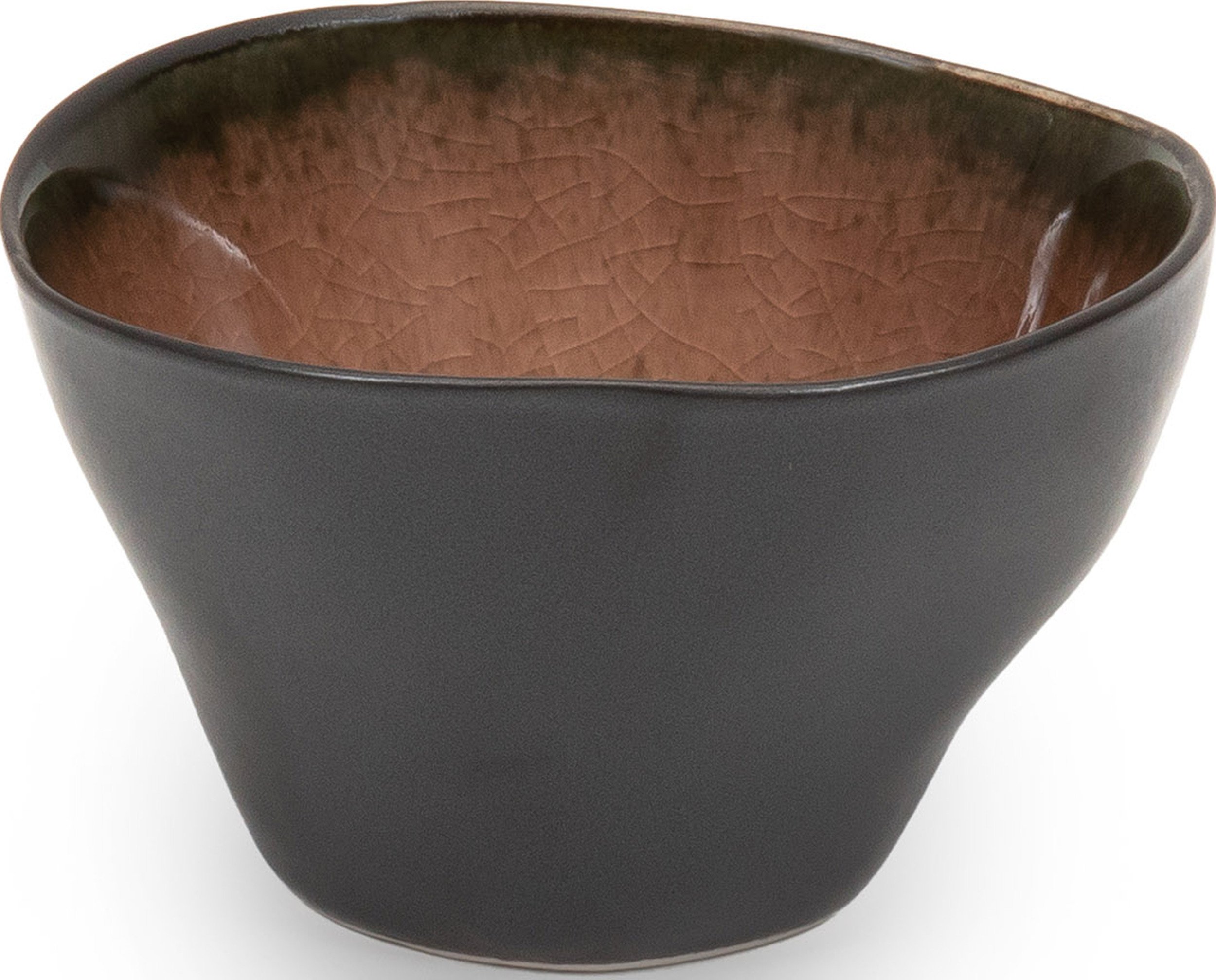 Miska Pure 7,6 cm brązowa