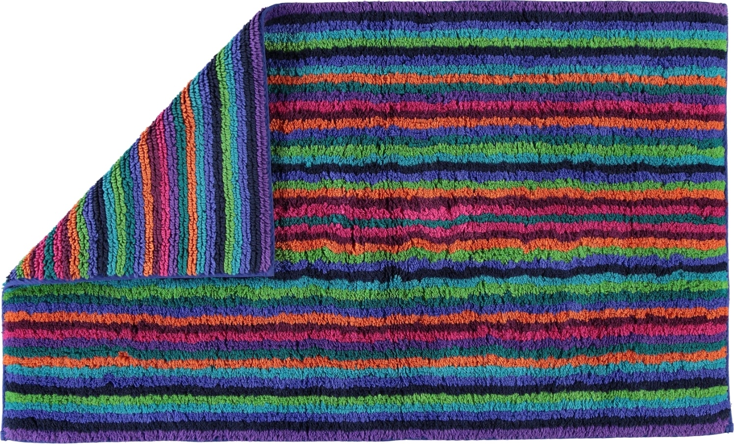 Dywanik łazienkowy Stripes 70 x 120 cm kolorowy ciemny