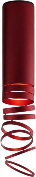 Lampa sufitowa Decomposé czerwona