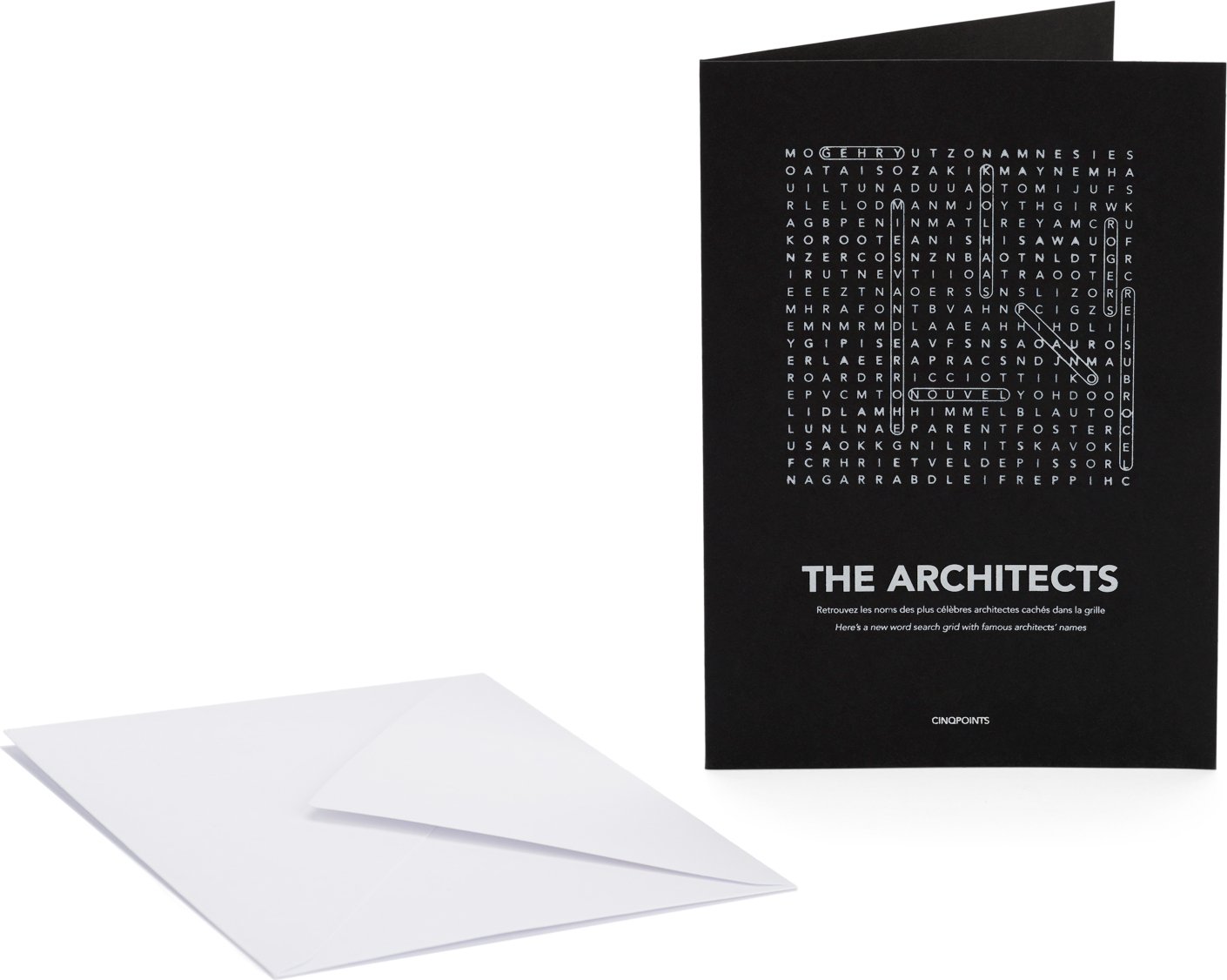 Kartka z kopertą Find Me Architects