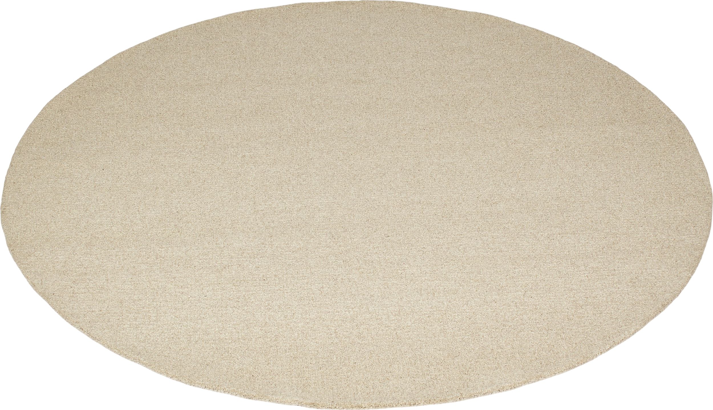 Dywan Natura okrągły 200 cm jasnobeżowy