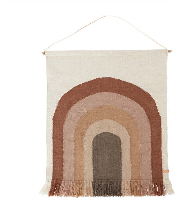 Dywanik dziecięcy na ścianę Follow The Rainbow 100 x 124 cm