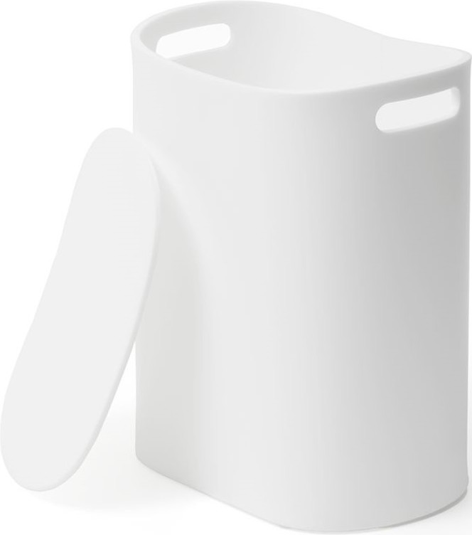 Kosz na pranie All In 48,5 cm biały mat