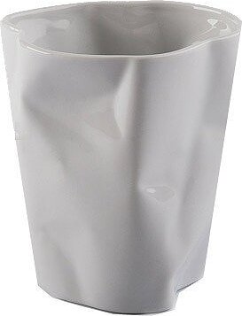 Kubek pogięty Ćmielów biały duży