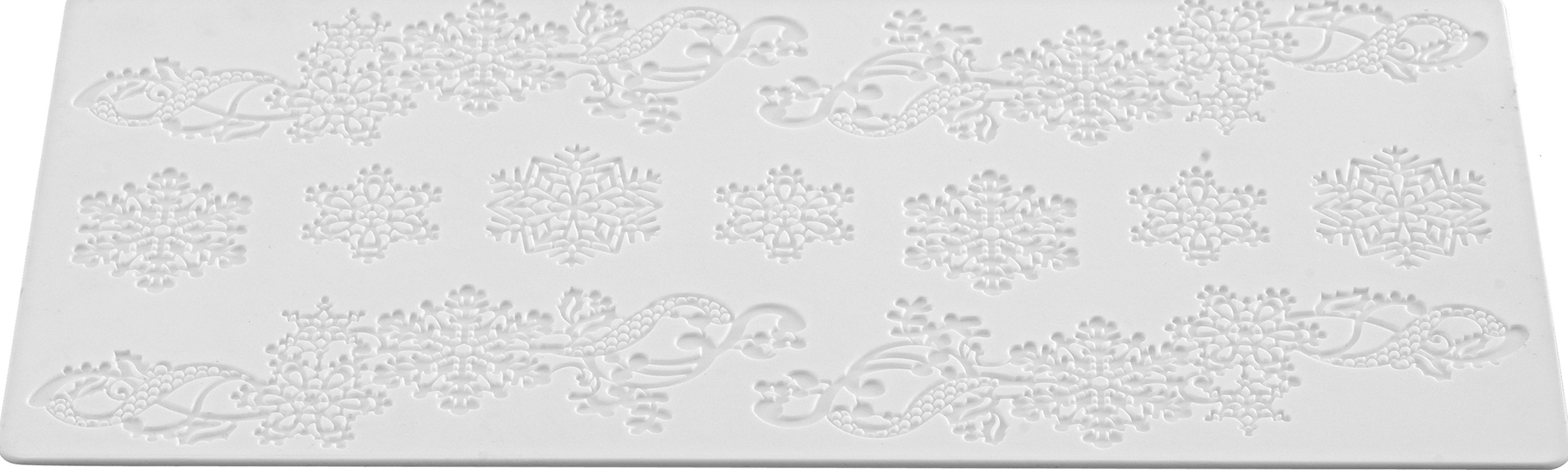 Mata silikonowa do koronek Silikomart Trd18 śnieżynki