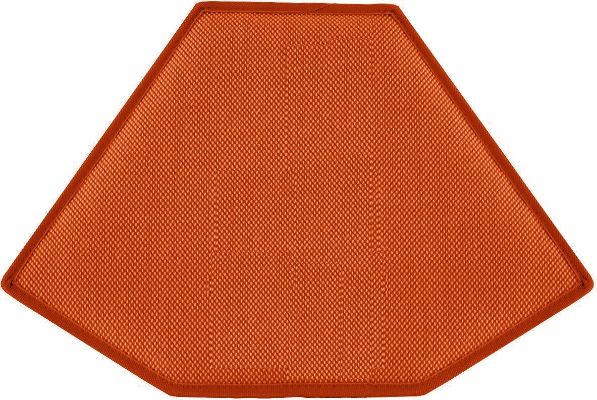 Poduszka do stołka Stool_One pomarańczowa