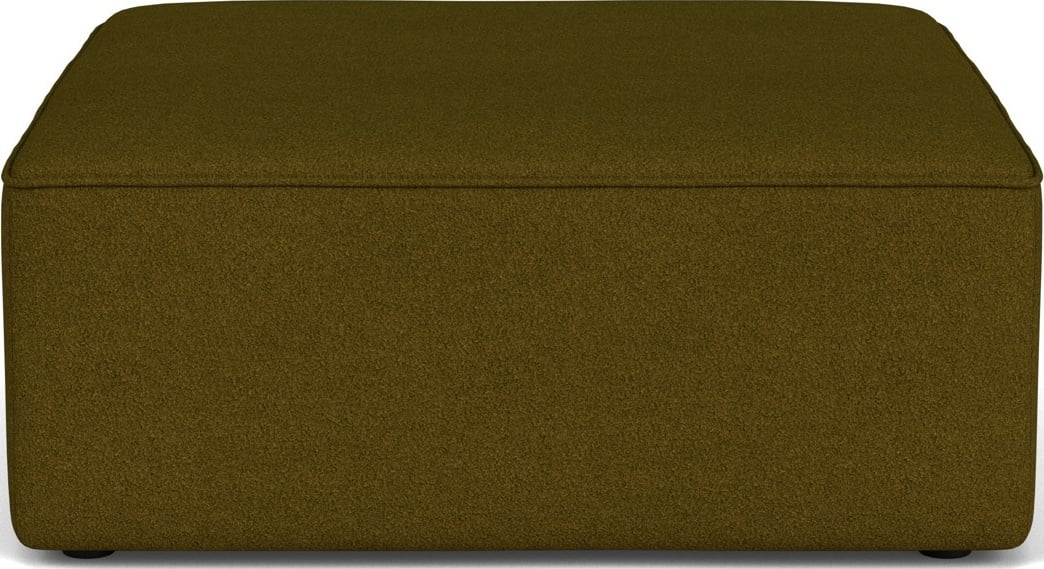 Puf sofy modułowej Eave 96 x 96 cm ciemnozielony