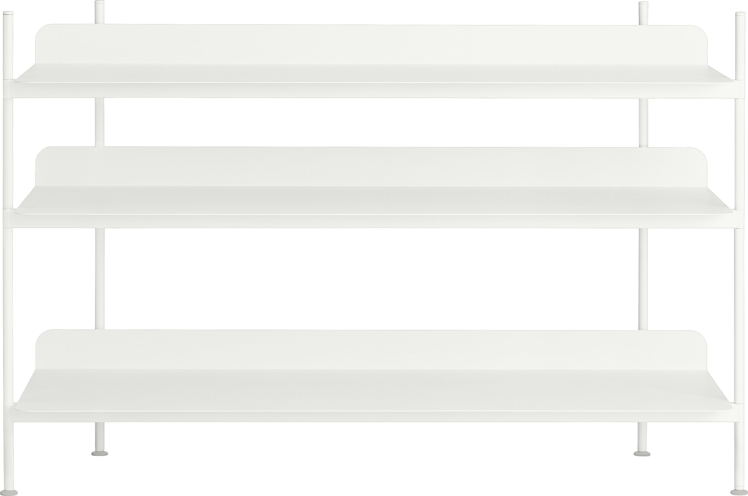 Regał modułowy Compile 2 biały