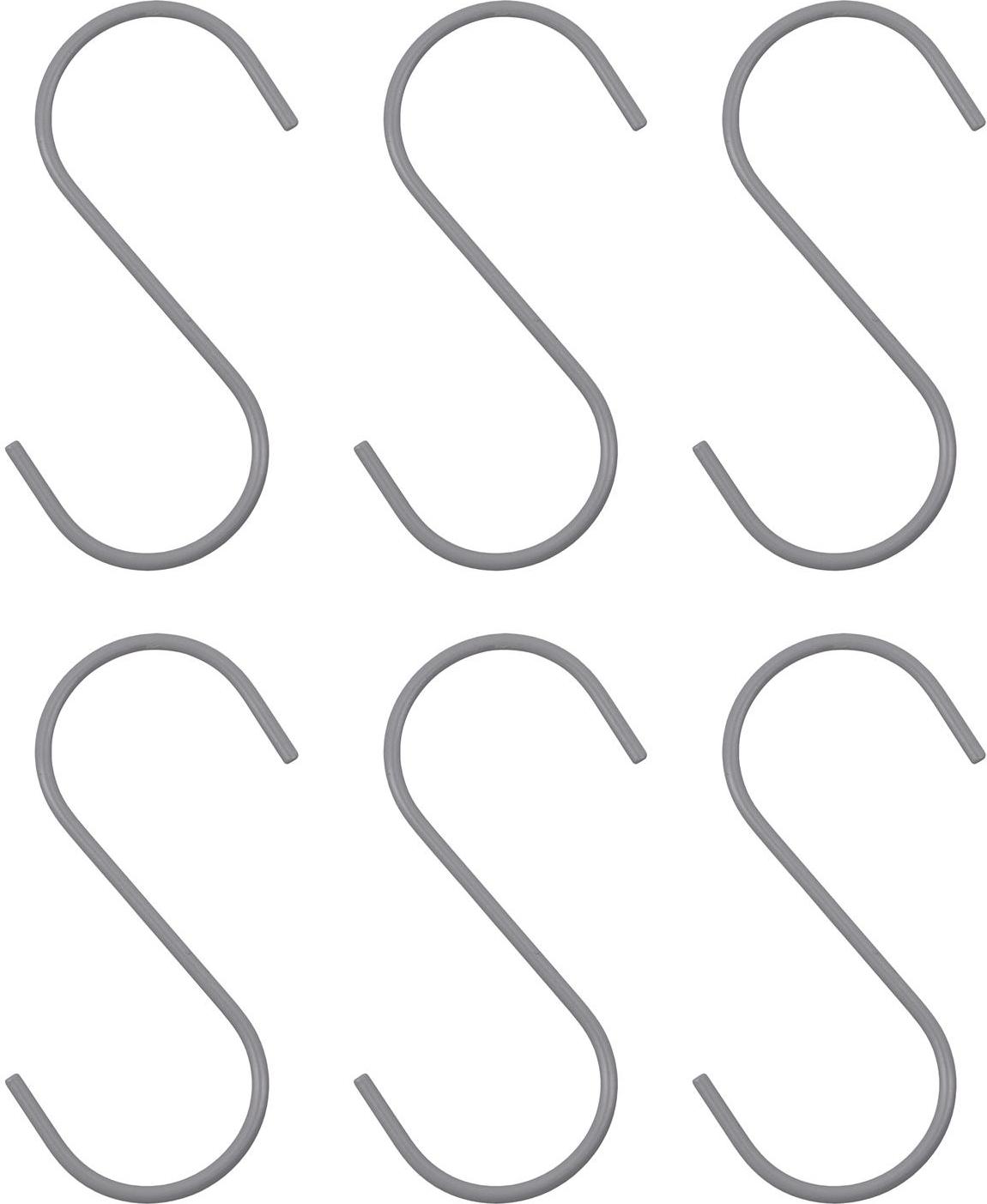 Haczyki Snap duże srebrne 6 szt.