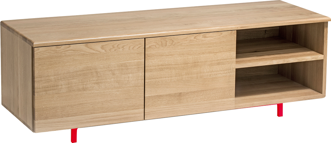 Szafka RTV tromso czerwone nogi