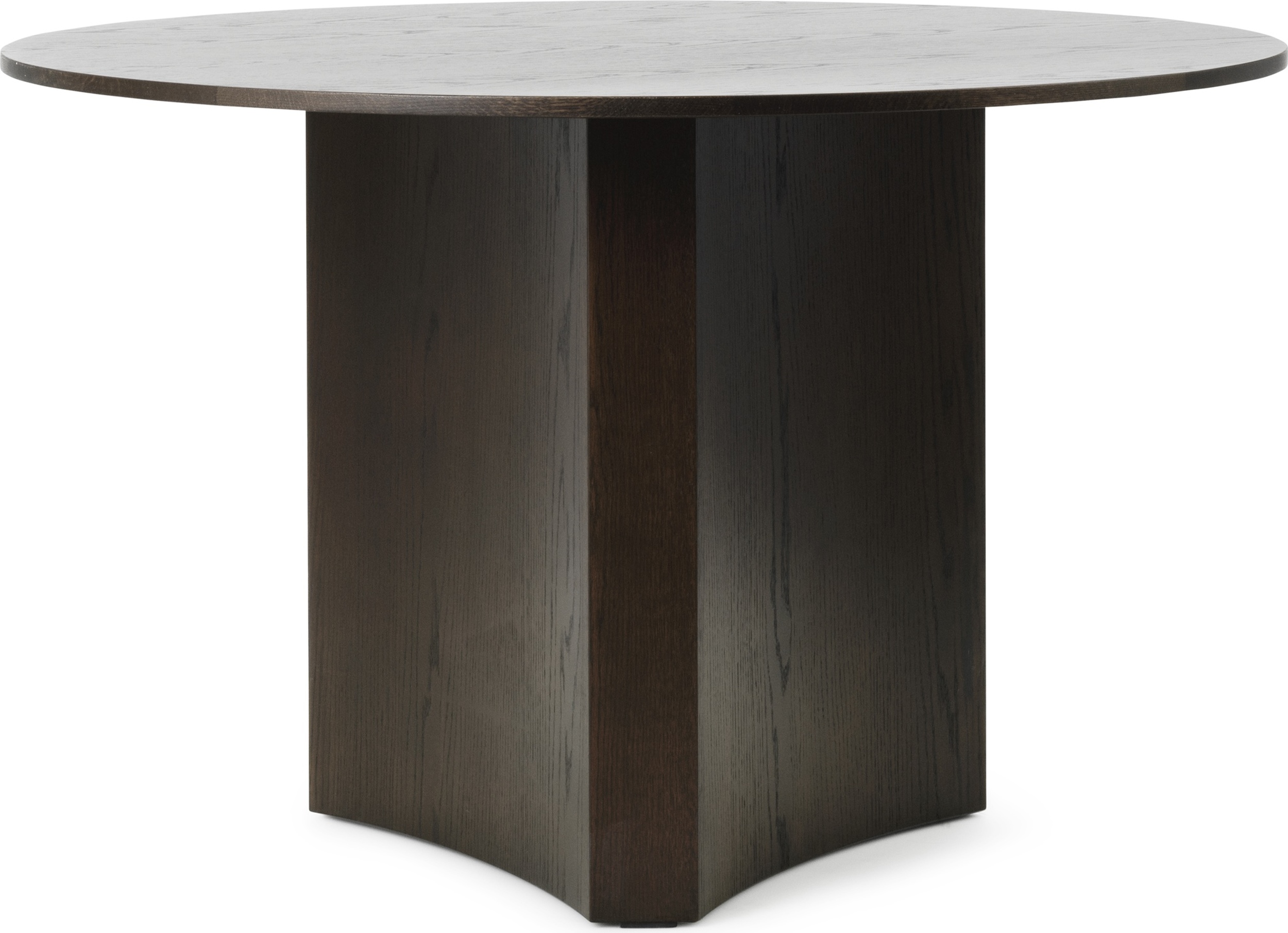 Stół Bue okrągły 120 cm ciemny dąb