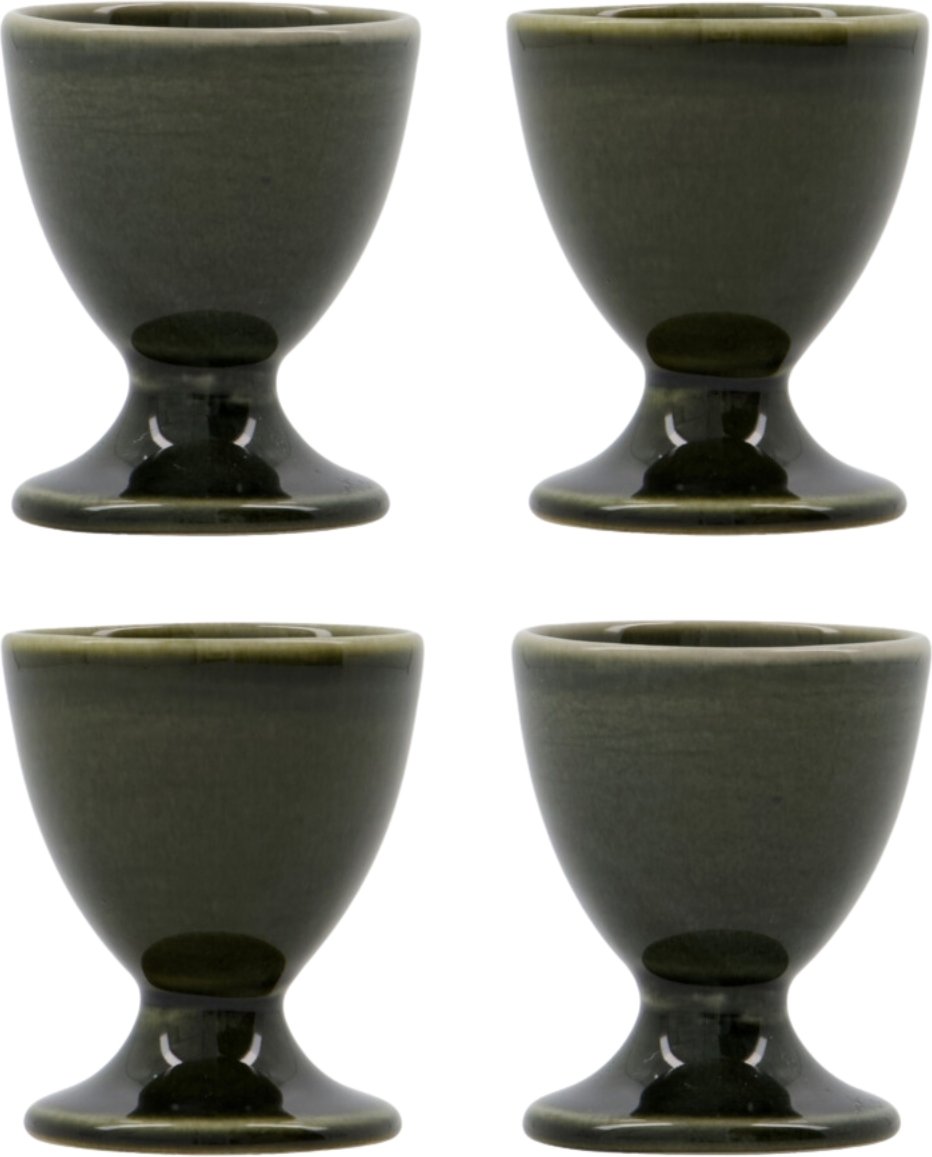 Kieliszki do jajek Hala zielone 4 szt.