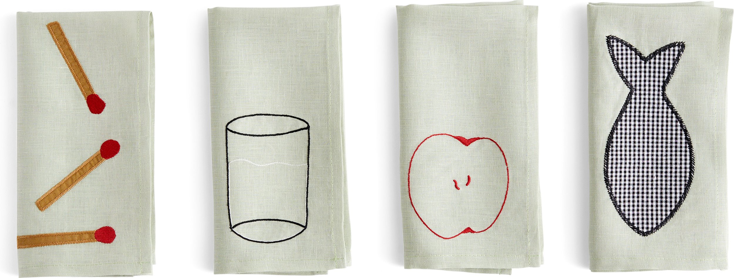 Serwetki Ram jasnozielone 4 szt.