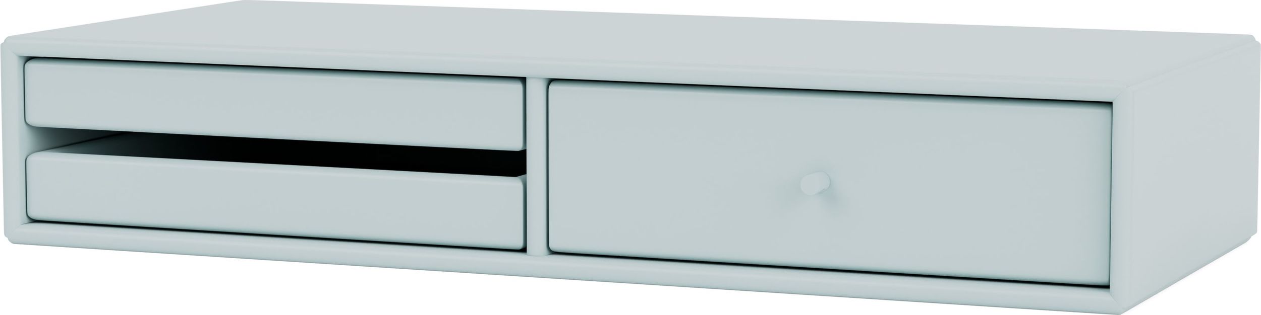 Toaletka Montana Makeup jasnobłękitna montowana na ścianie