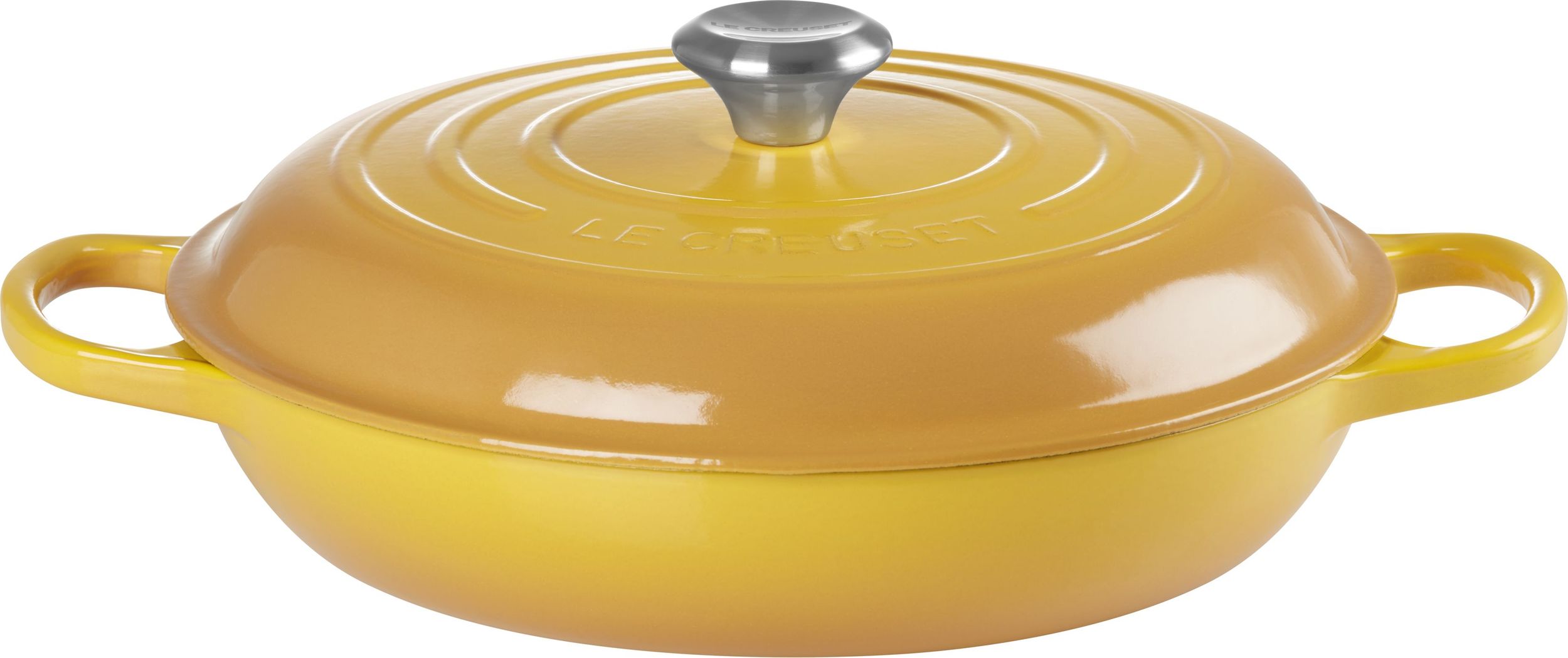 Garnek Gourmet Signature niski 30 cm słoneczny żółty