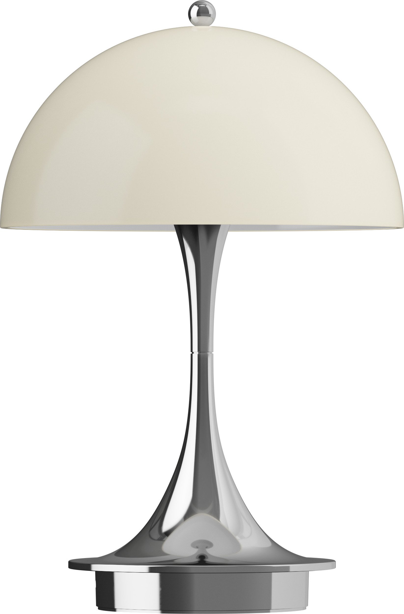 Lampa bezprzewodowa Panthella v3 beżowo-srebrna