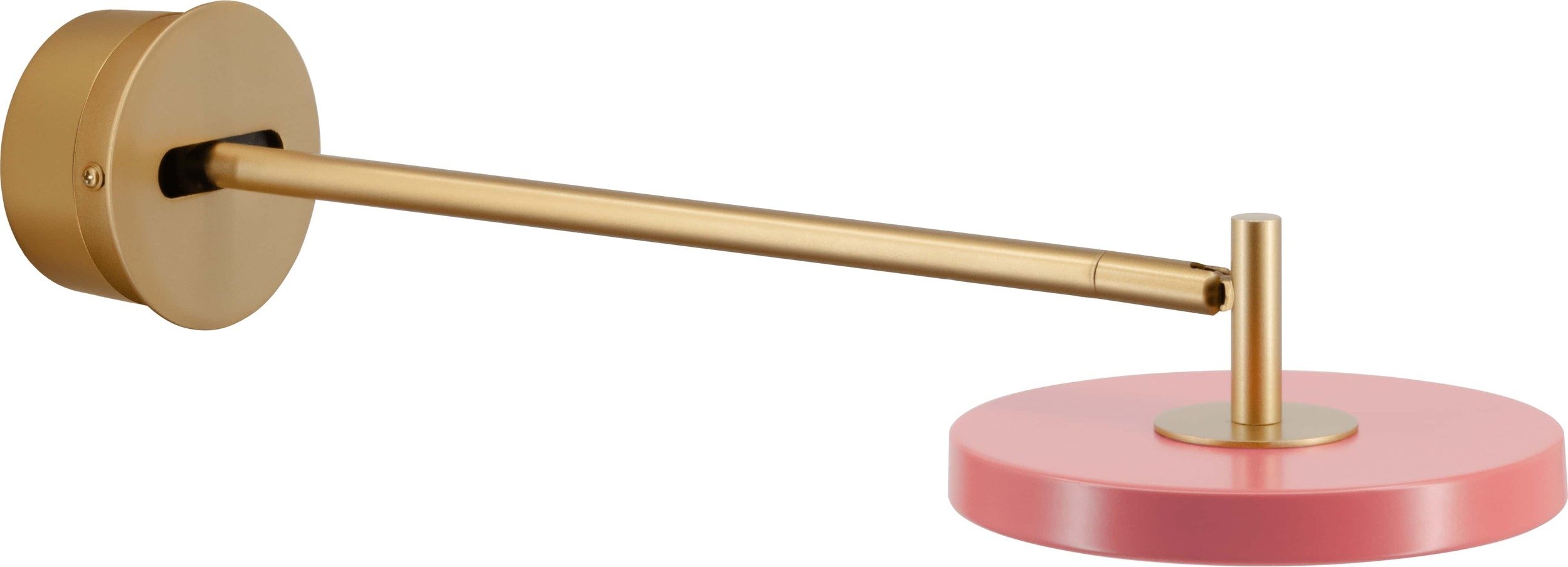 Kinkiet Asteria 44,6 cm różowy z zawieszeniem ściennym