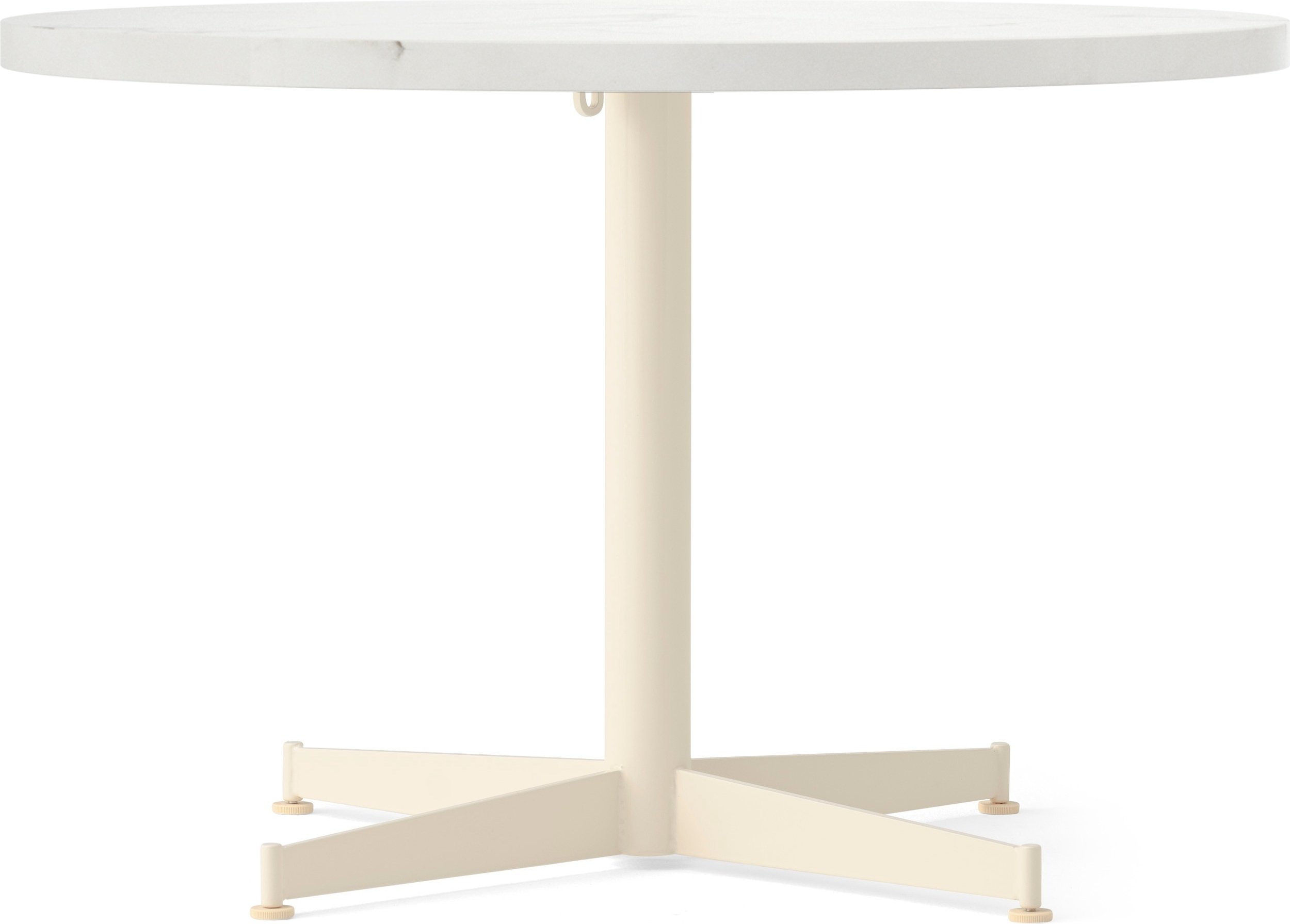 Stolik kawowy z kremową podstawą Nook Star Base Estremoz 80 cm