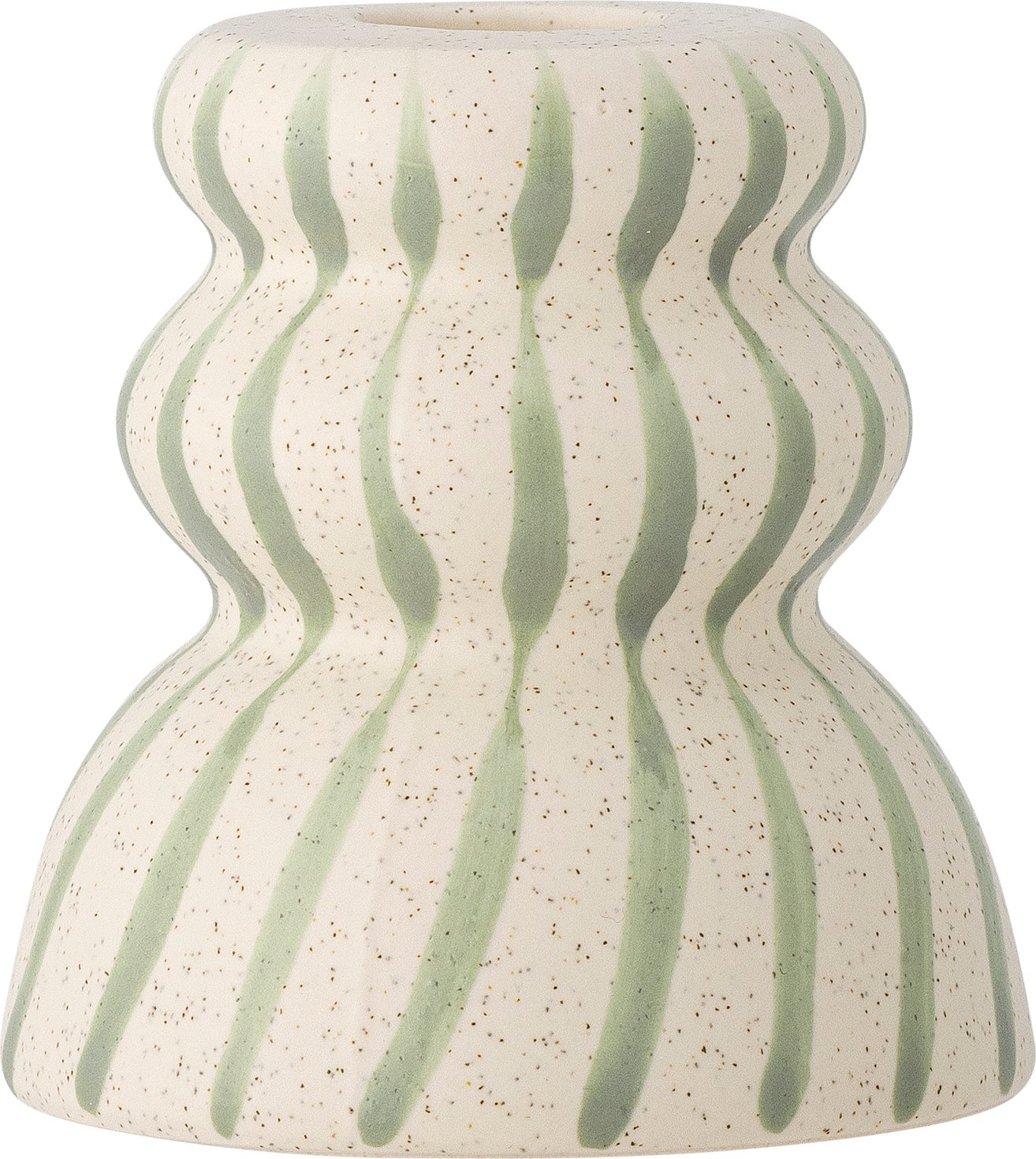 Świecznik na klasyczną świecę Gabin zielony