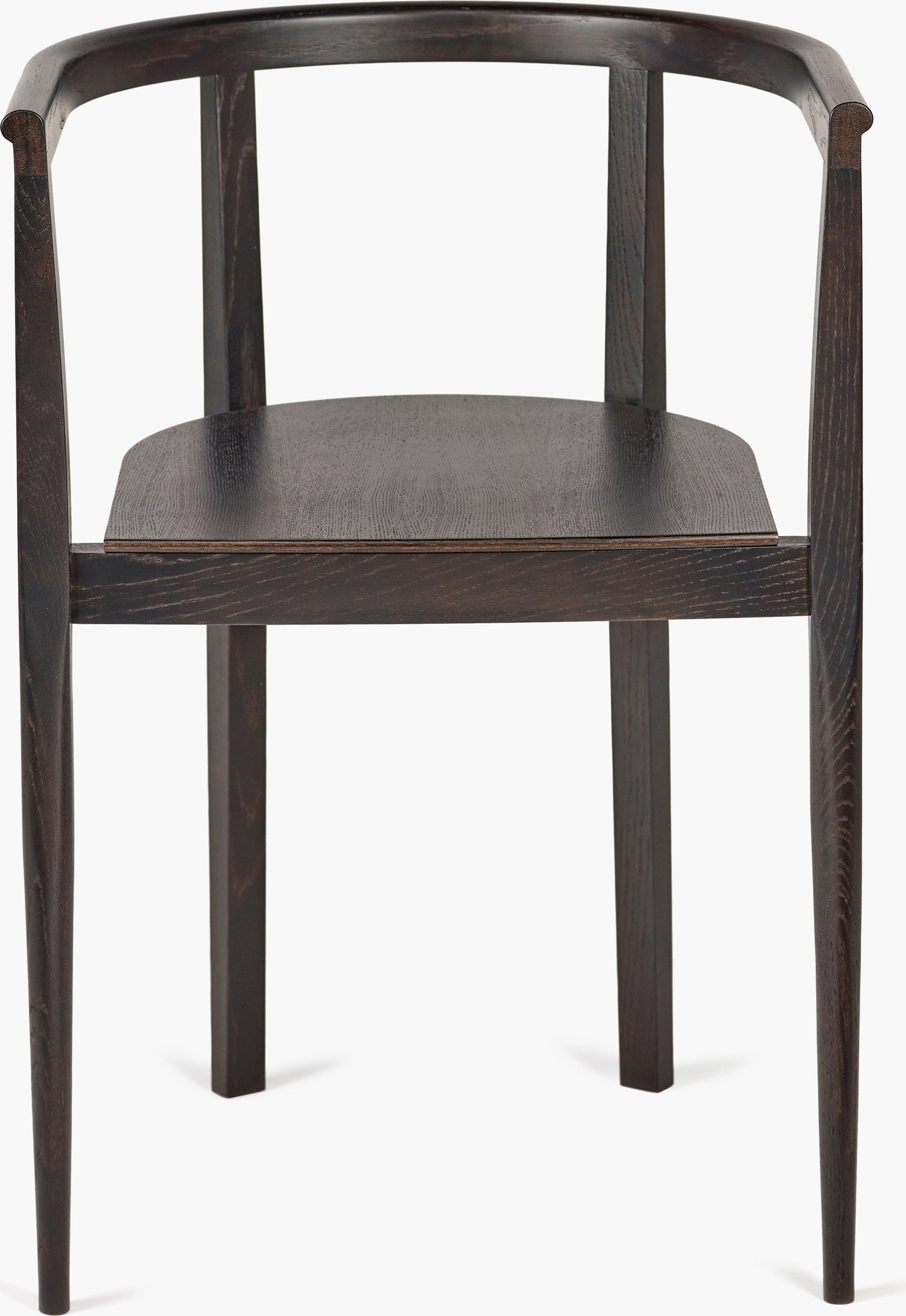 Krzesło Élé brązowe drewno dębowe