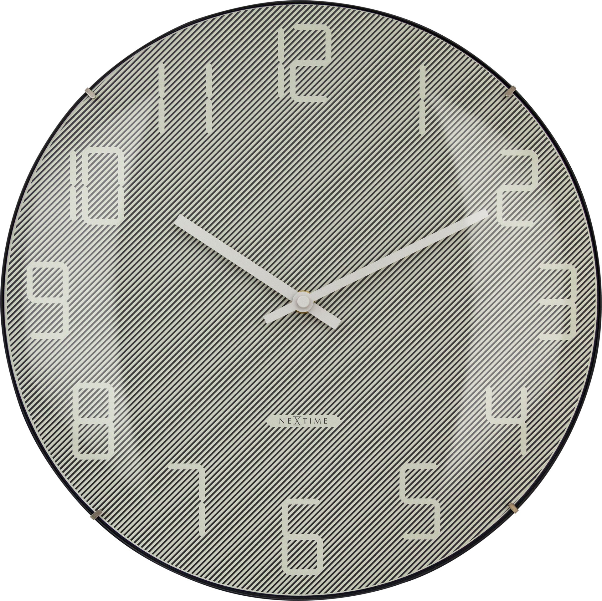 Zegar ścienny Shade szary