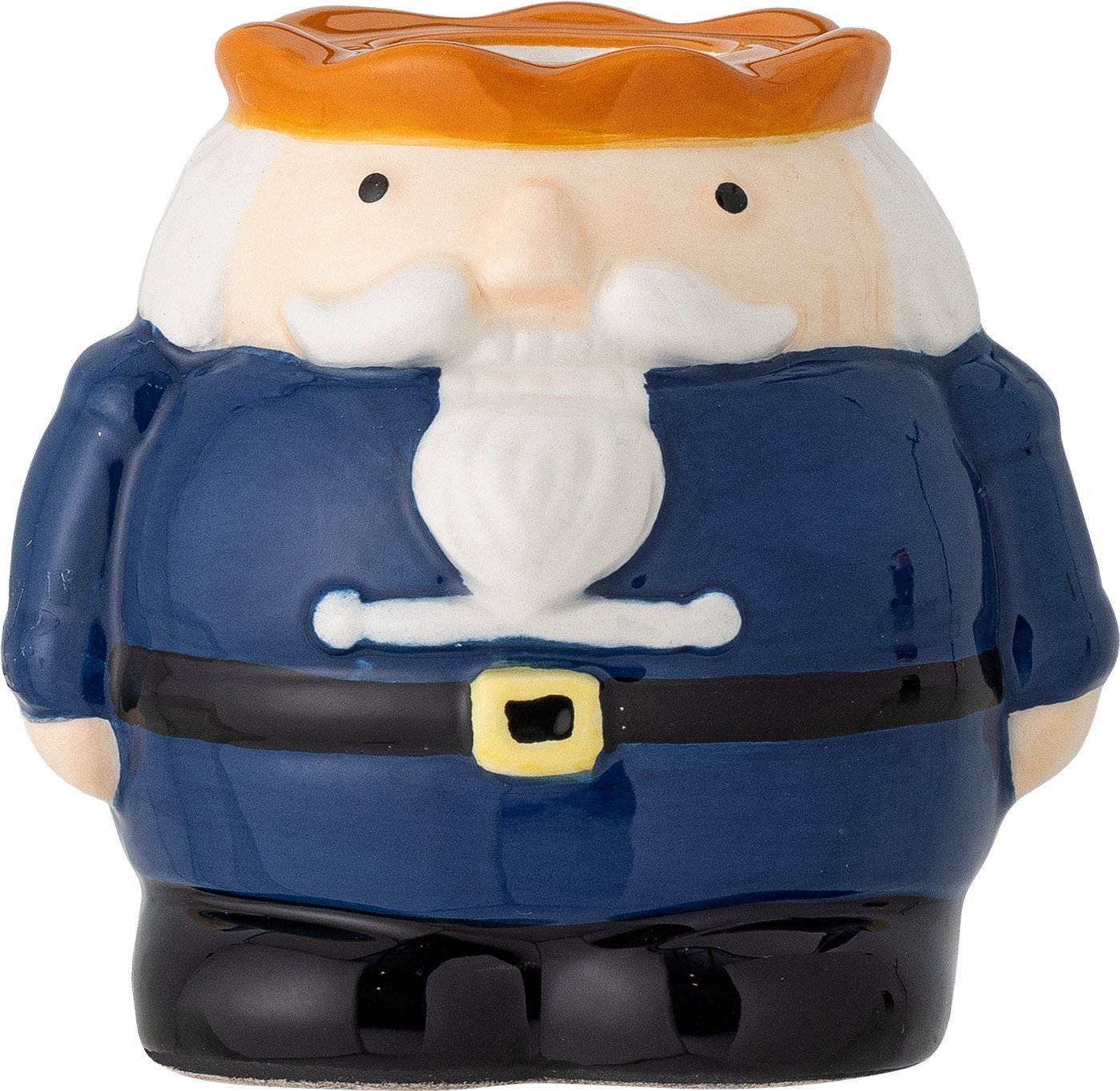 Świecznik na klasyczną świecę Feast 7 cm niebieski