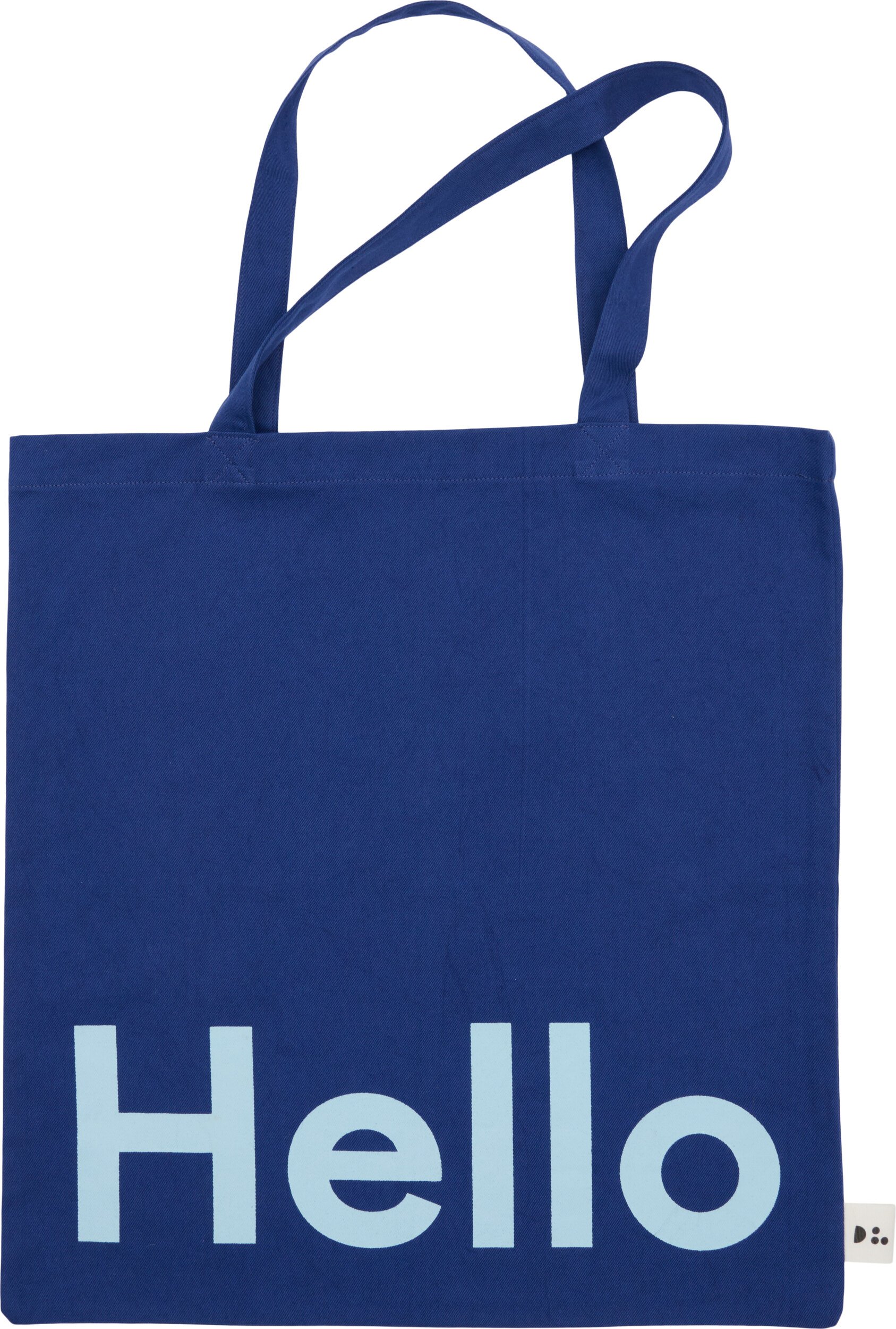 Torba na zakupy Design Letters Hello granatowa