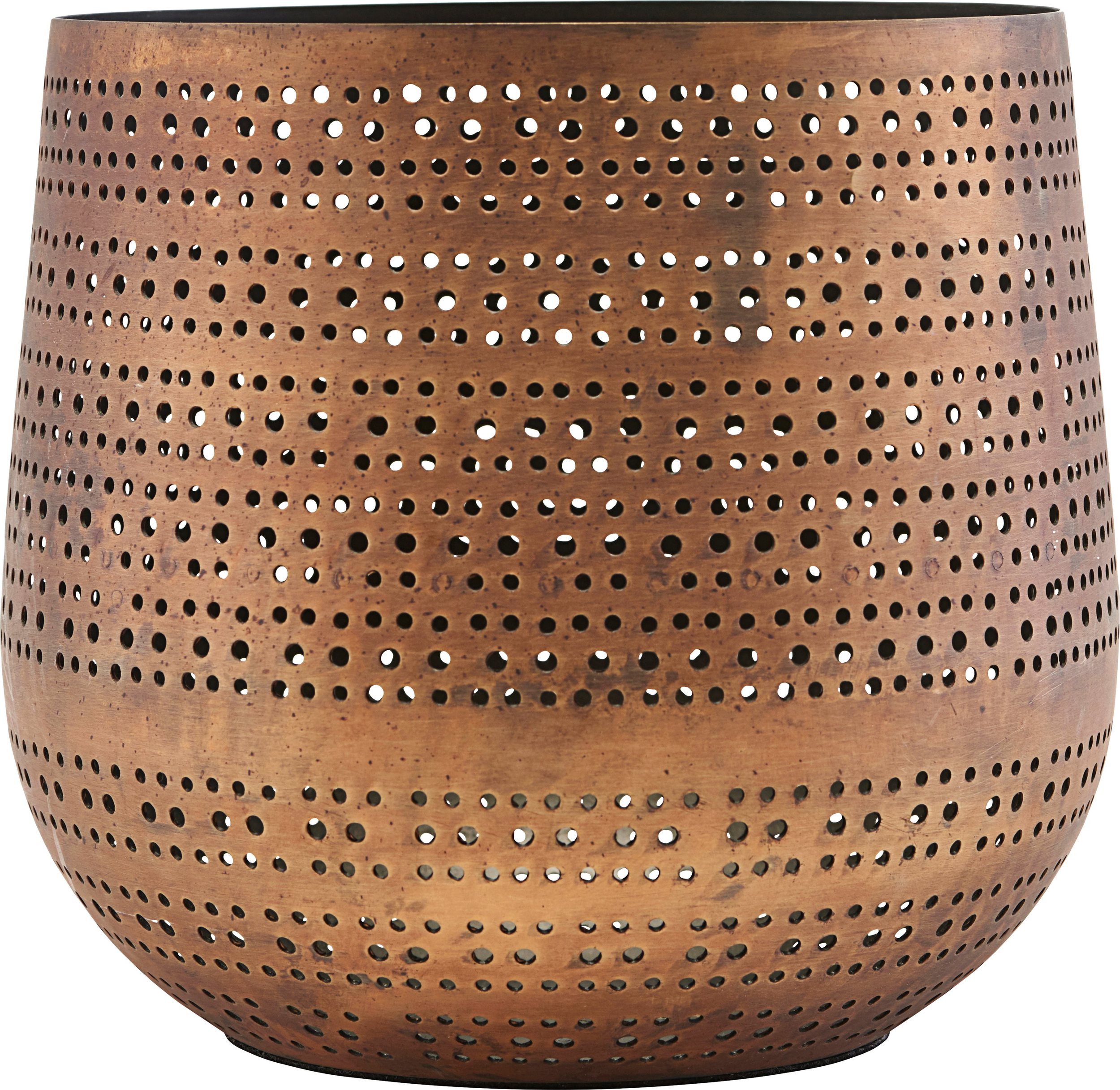 Świecznik na tealighty Perfo 16,5 cm złoty