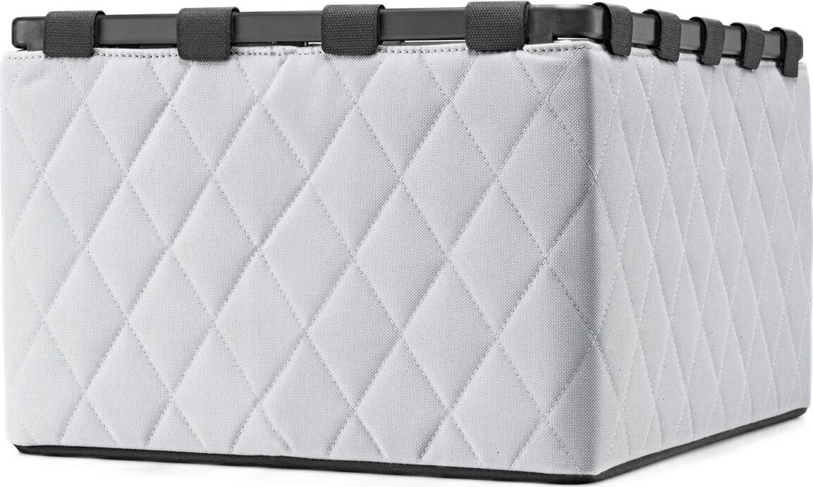 Pojemnik uniwersalny Framebox L jasnoszary pikowany