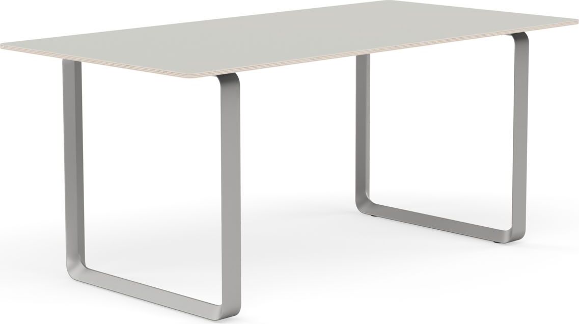 Stół Muuto 170 x 85 cm szary nogi szare