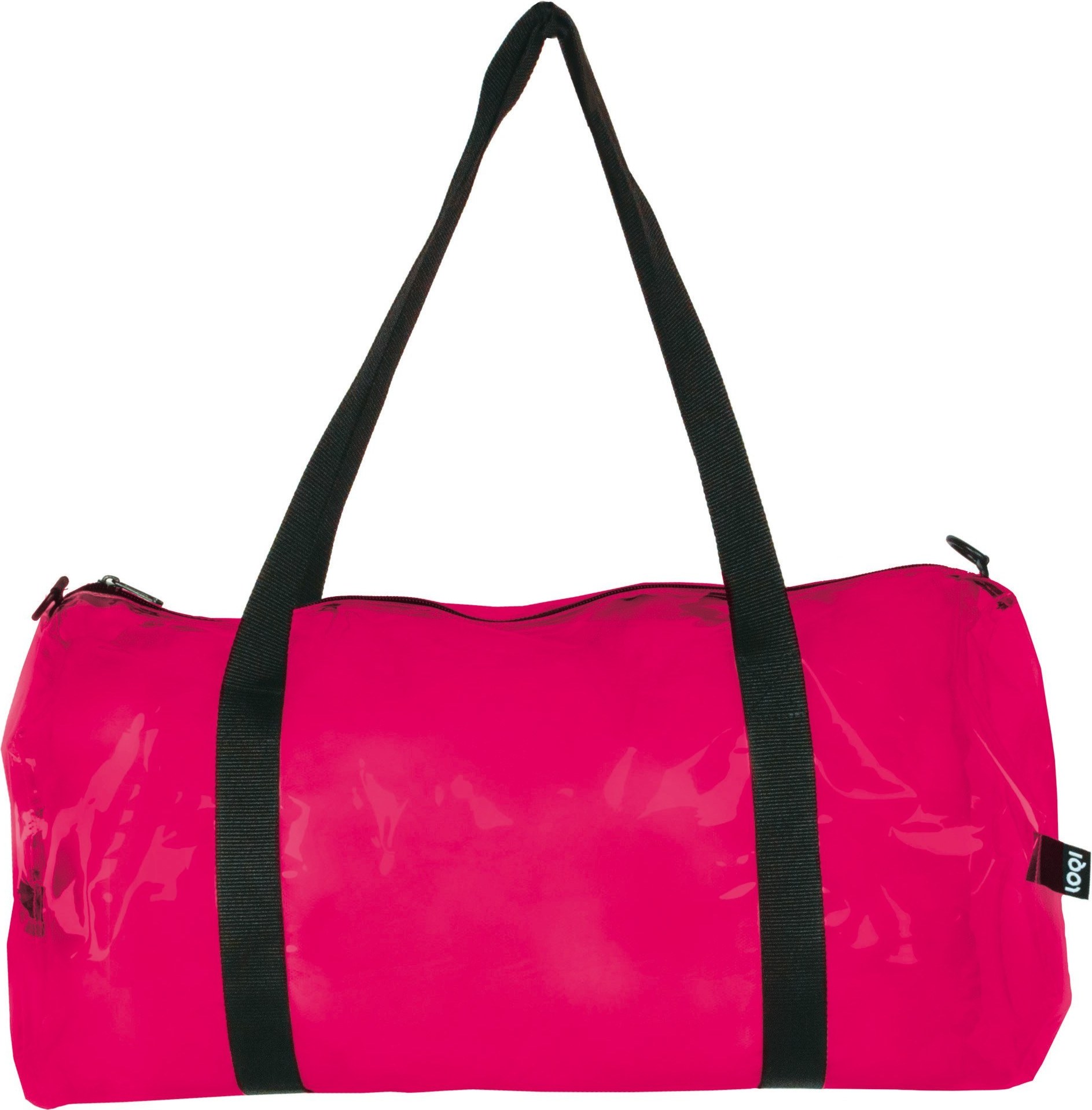 Torba LOQI Weekender Transparent Pink