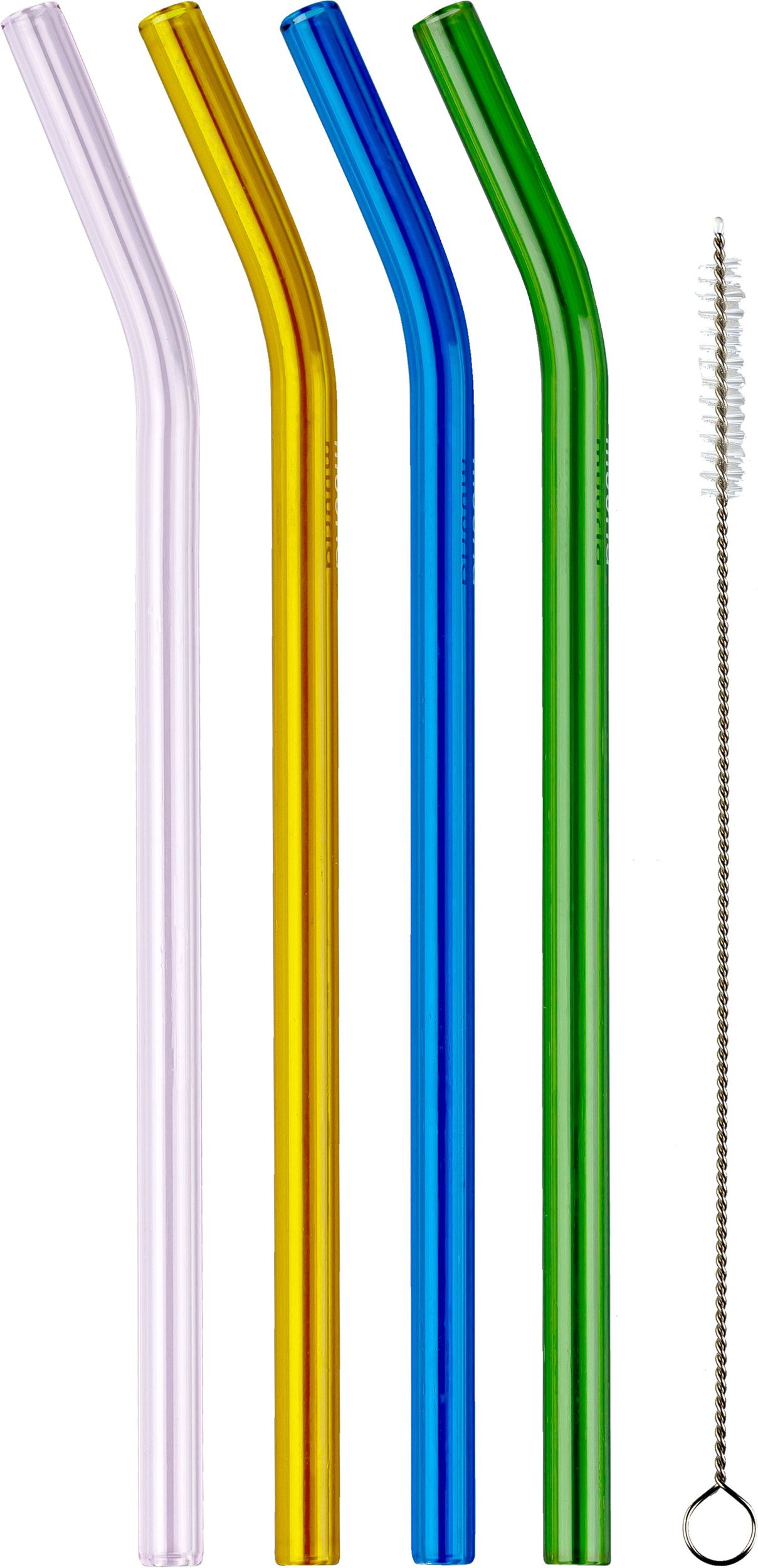 Słomki Muurla kolorowe z czyścikiem 5 el.