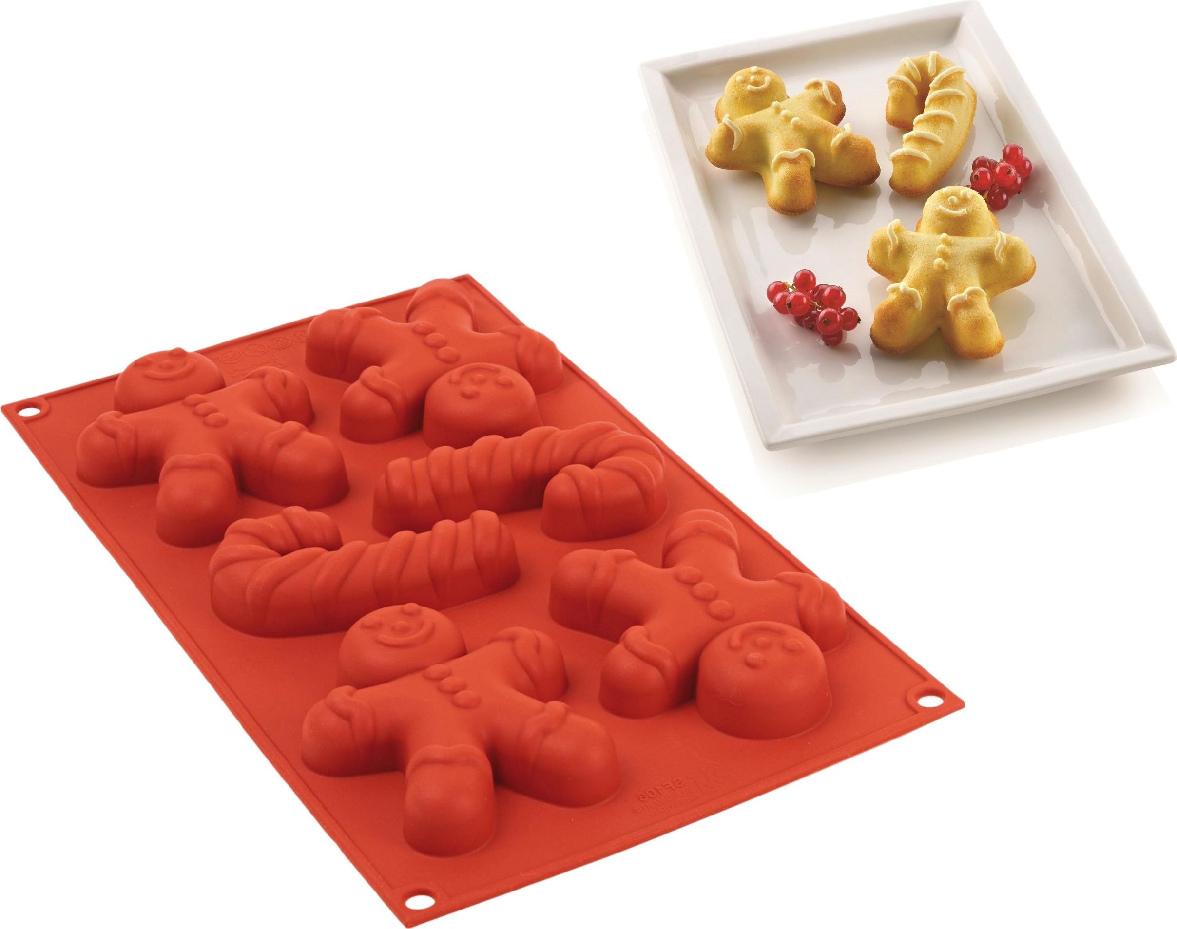 Forma do ciastek Sf106 Gingerbread Man silikonowa