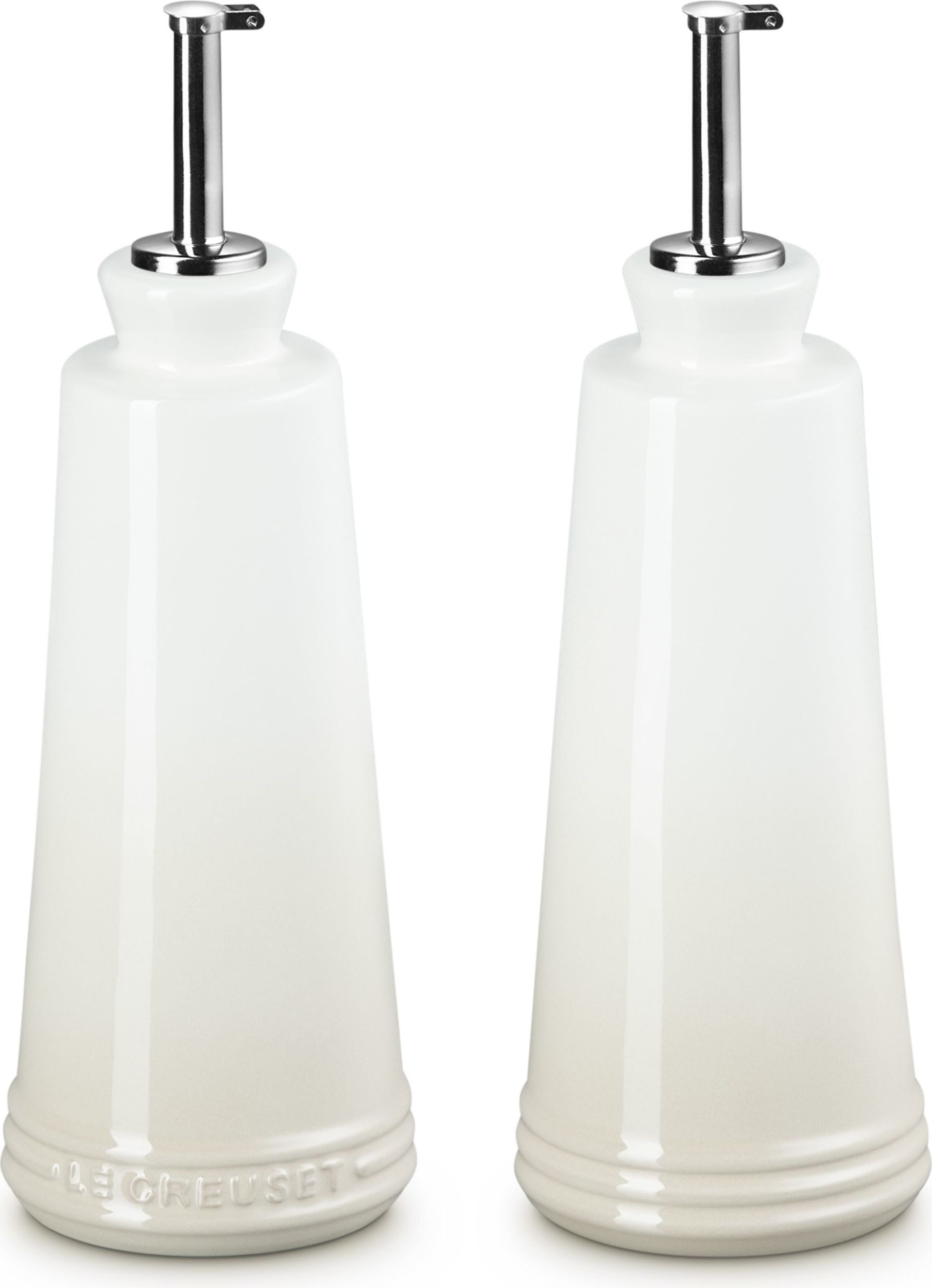 Zestaw dozowników do oliwy i octu Signature beżowy 2 szt.