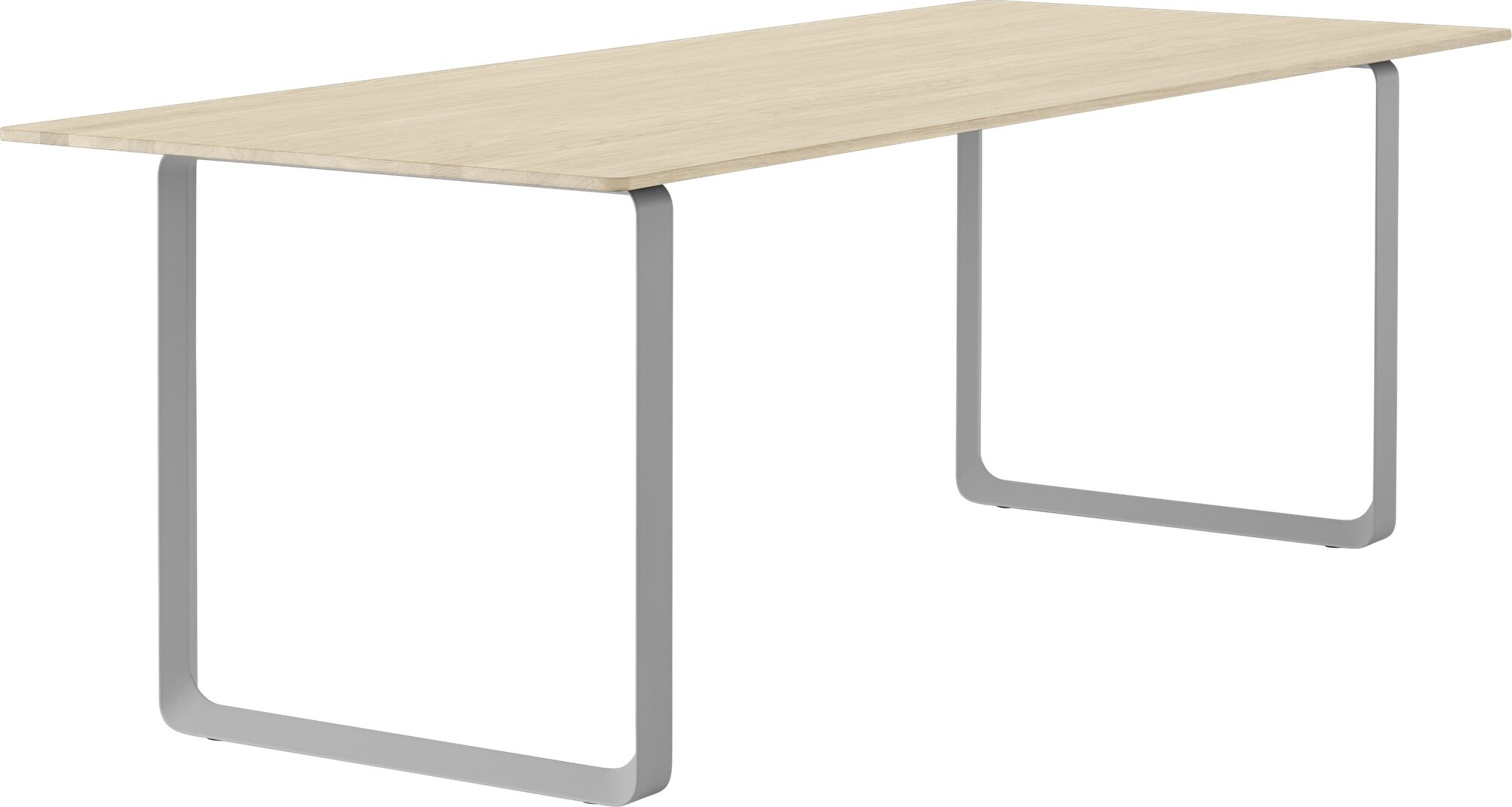 Stół Muuto 225 x 90 cm jasny dąb nogi szare