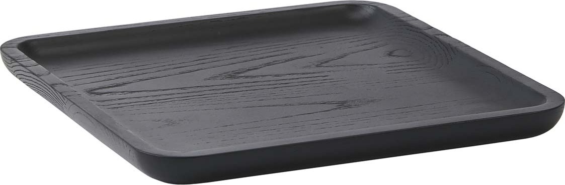 Taca dekoracyjna Cole kwadratowa czarna