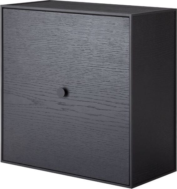 Szafka ścienna Frame 42 czarny jesion z drzwiczkami