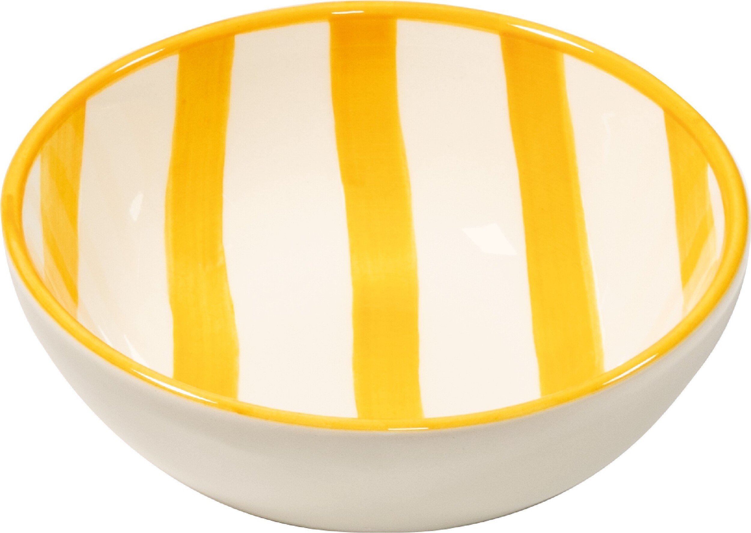 Miseczka Lido Righe w paski 13 cm żółta
