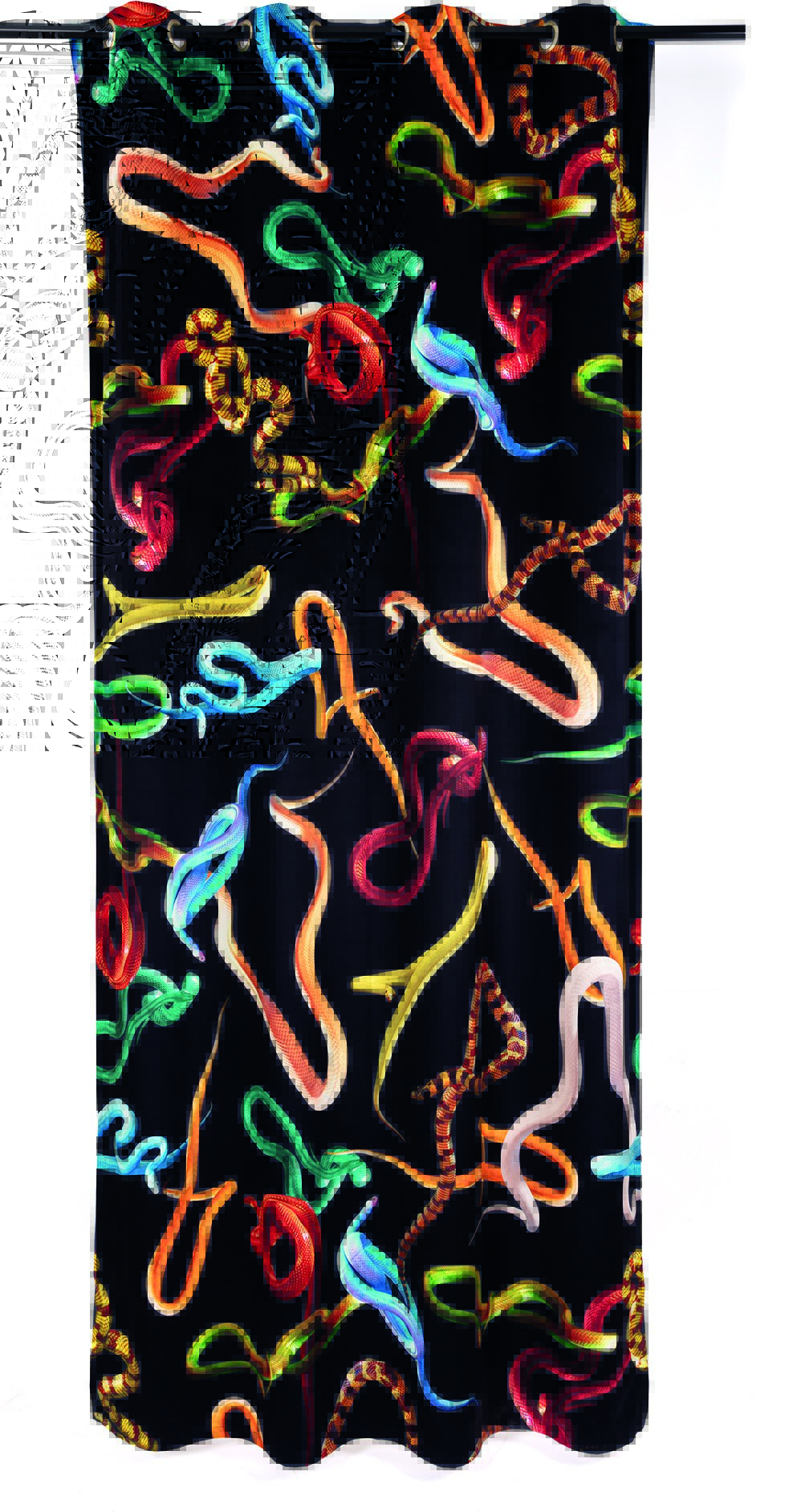 Zasłona do salonu Toiletpaper Snakes Black