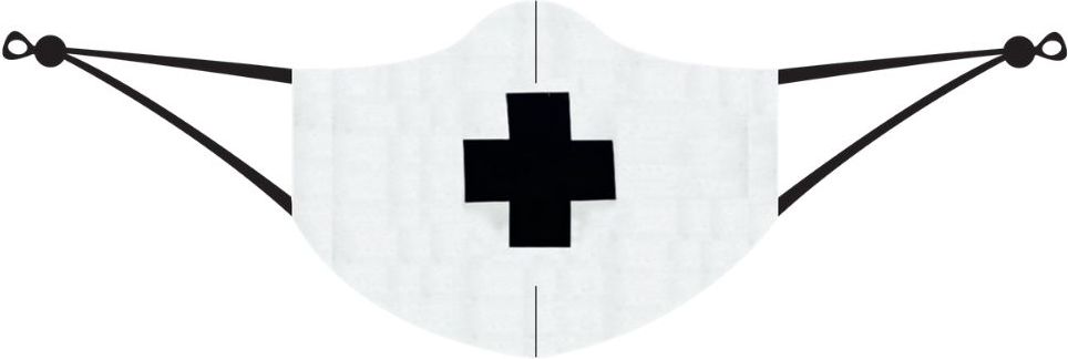 Maseczka ochronna LOQI Kazimir Malevich Black Cross