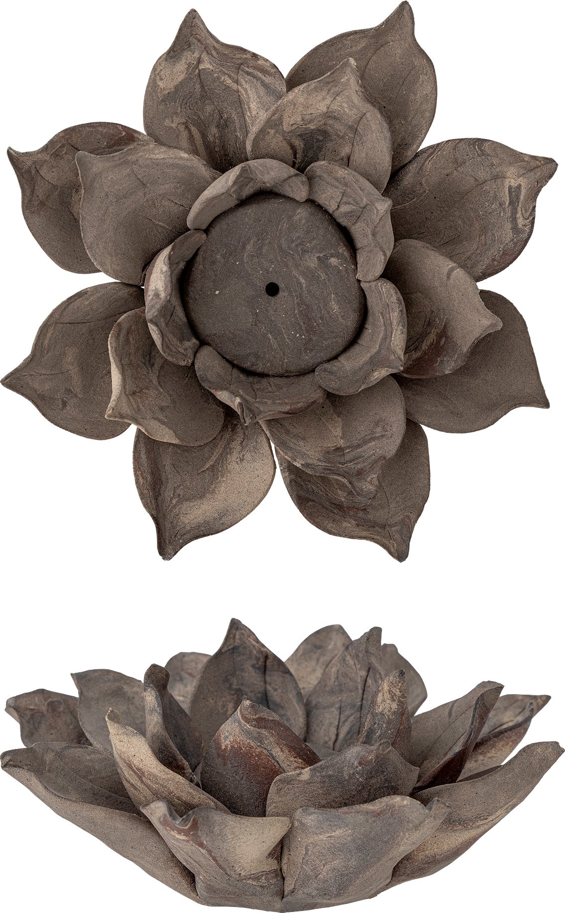 Świecznik na tealighty Eira 13 cm brązowy