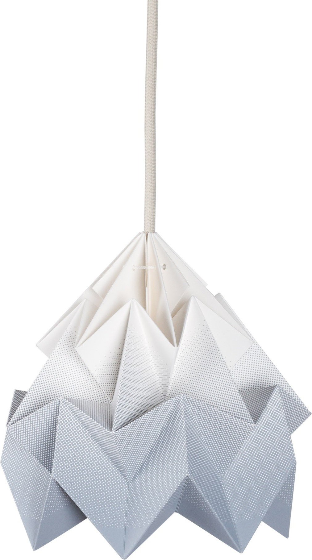 Lampa Moth gradient szara