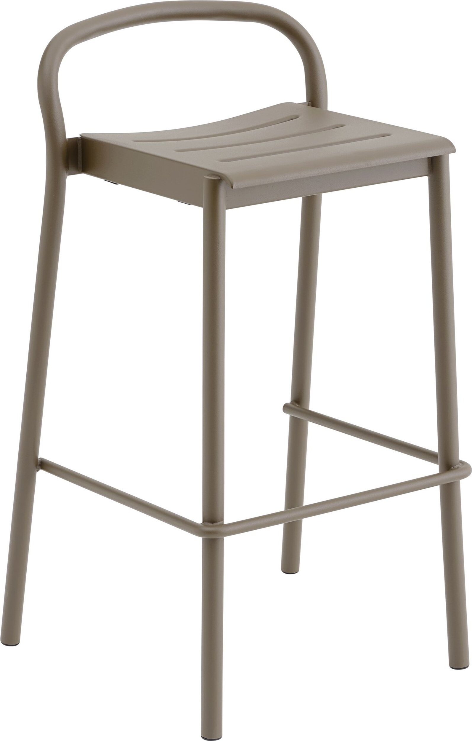 Stołek barowy Linear 75 cm taupe